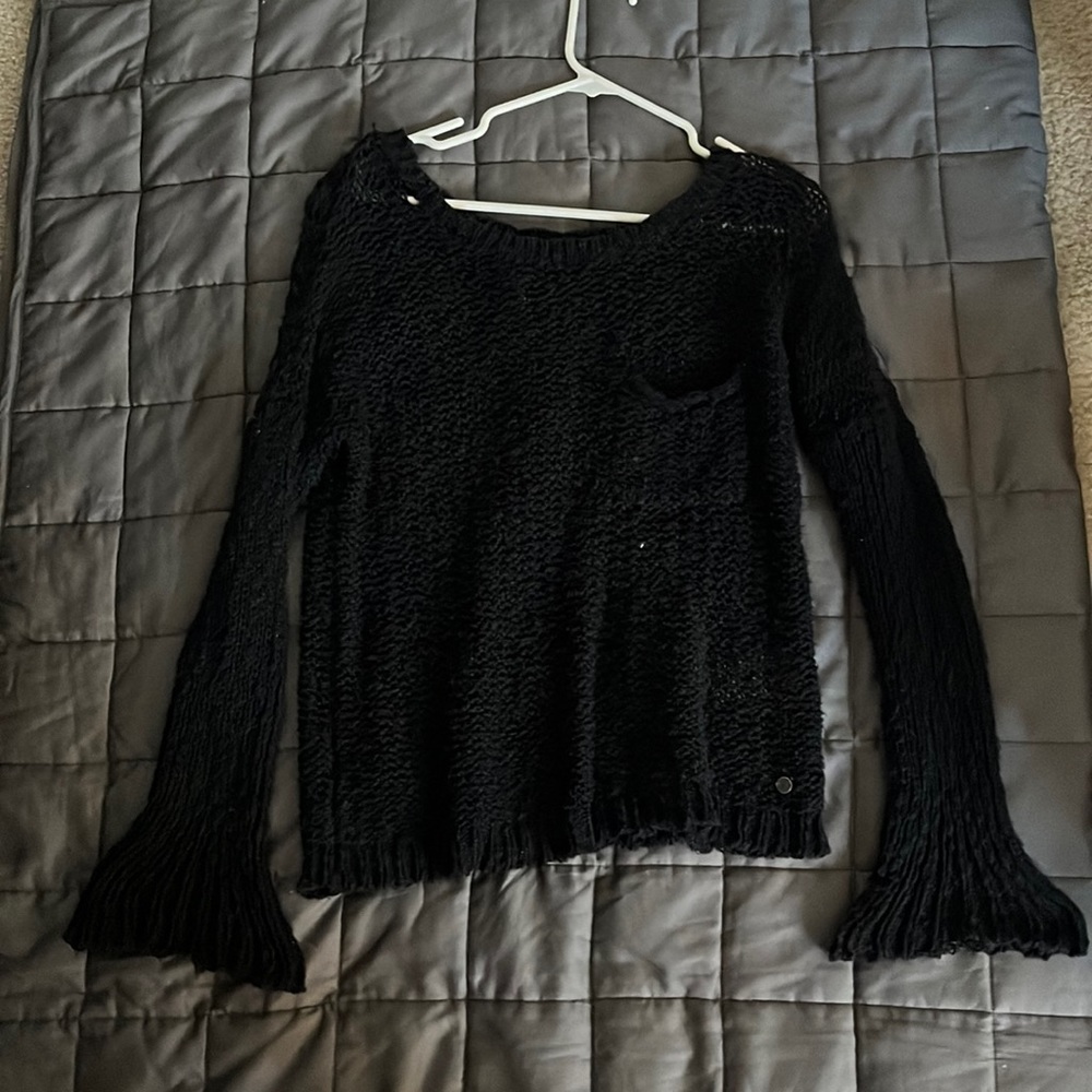 Dark Navy Distress Sweater